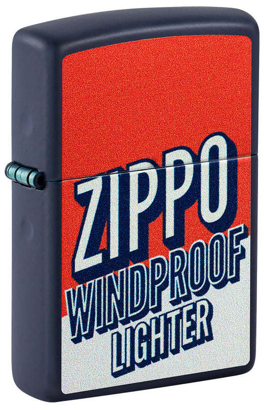 Color Block Zippo Design