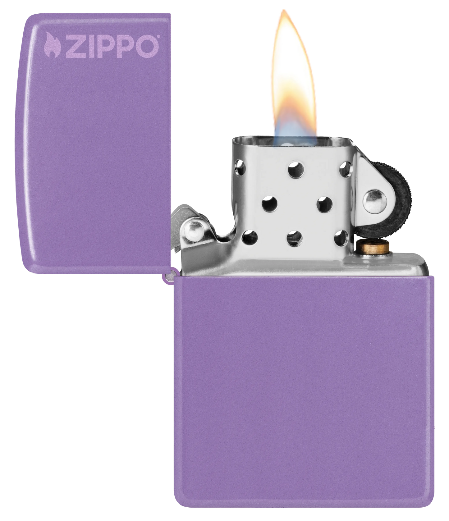 Classic Smoky Lavender Zippo Logo