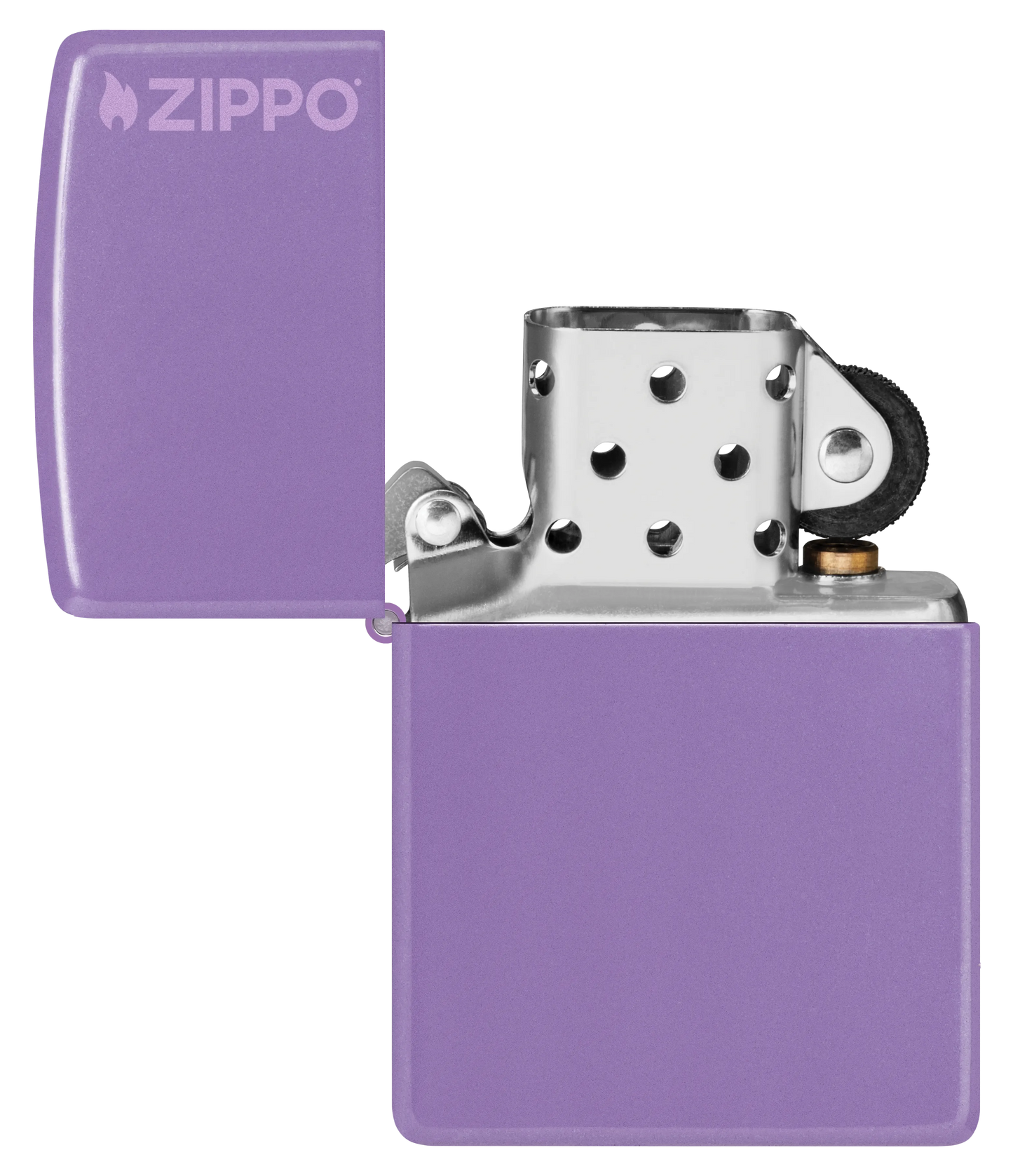 Classic Smoky Lavender Zippo Logo