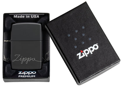 Cursive Zippo Design