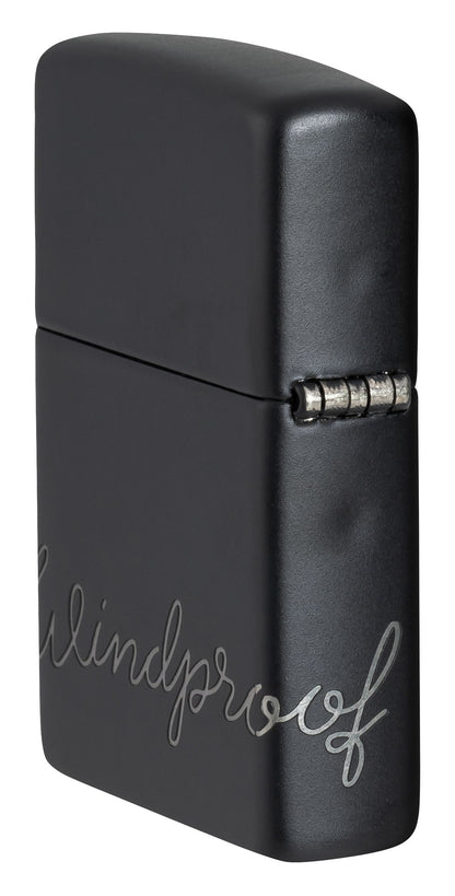 Cursive Zippo Design