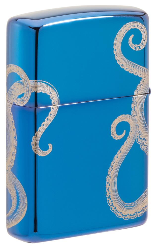 Blue 360° Octopus Design Windproof Lighter