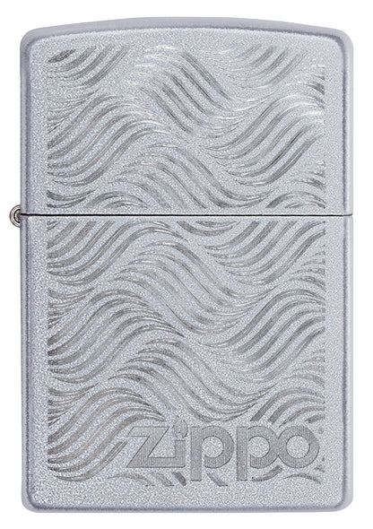 Vue de face du briquet tempête Zippo Geometric Pattern Design