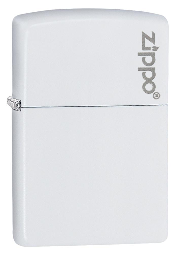 214ZL, White Matte Finish with Zippo Logo