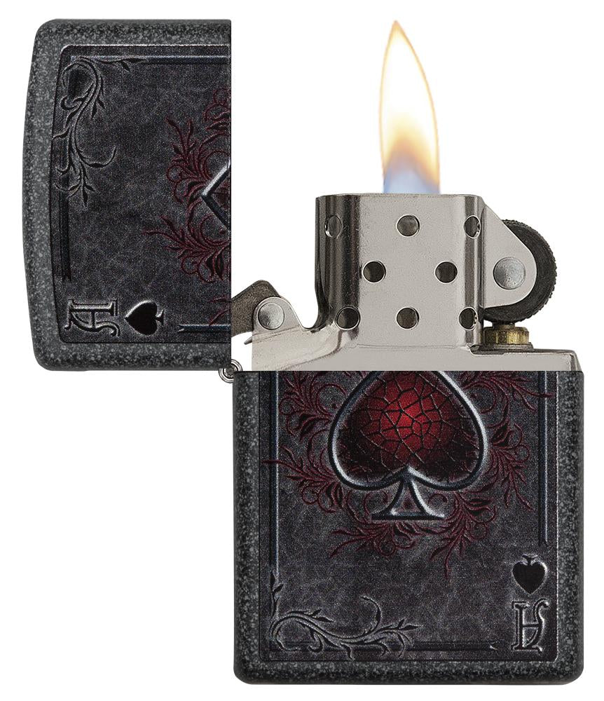 211-051212, Ace of Spades Windproof Lighter