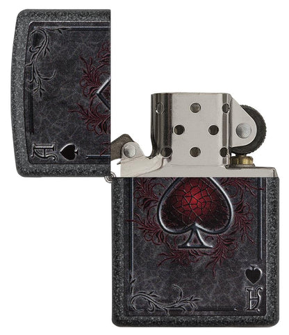 211-051212, Ace of Spades Windproof Lighter