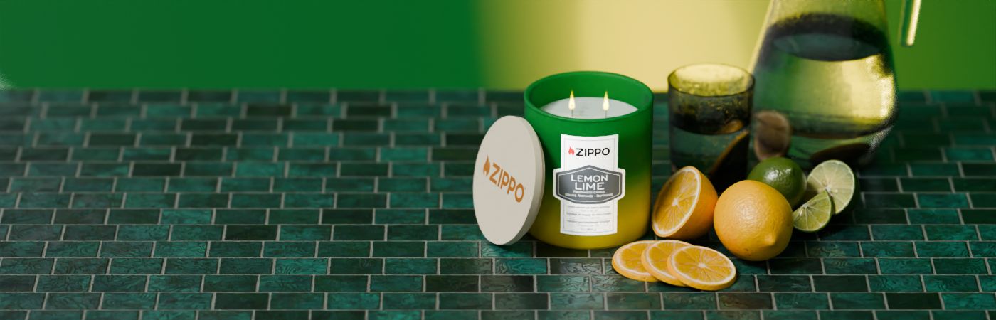 Zippo Odor-Masking Candle Lemon Lime