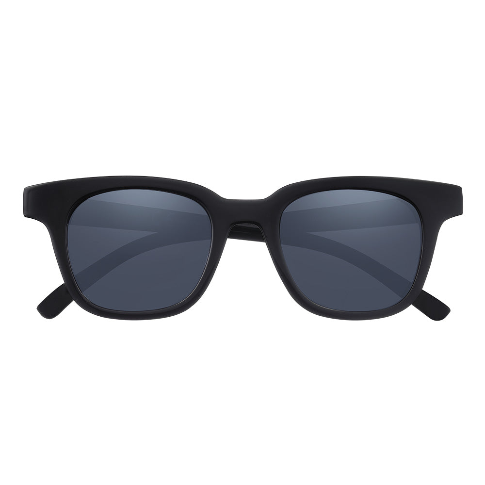 Zippo Sunglasses Front View With Wide Frames In Black